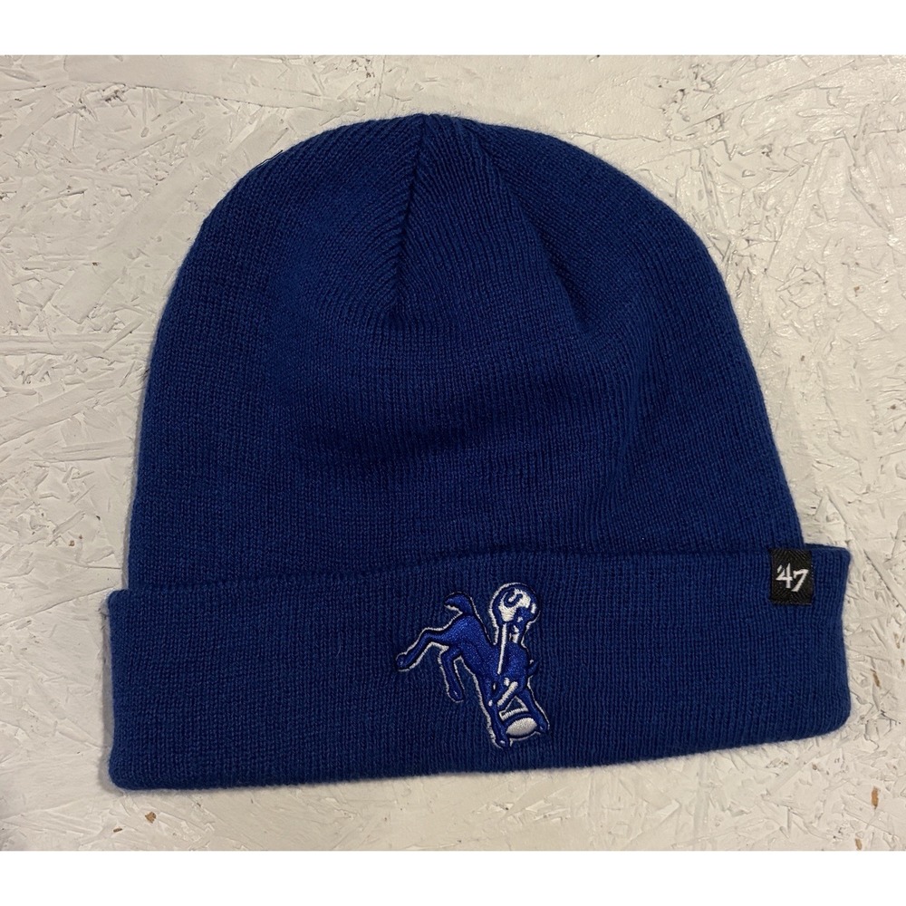 '47 Indianapolis Colts Throwback Logo Hometown Brain Cuffed Knit‎ Beanie